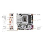 GIGABYTE Z790M AORUS Elite AX ICE LGA 1700 Intel Z790 M-ATX Motherboard with DDR5, Triple M.2, PCIe 5.0, USB 3.2 Gen2X2 Type-C, Intel Wi-Fi 6E, 2.5GbE LAN, Q-Flash Plus, EZ-Latch Plus