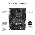 ASUS TUF Gaming B450-PLUS II AMD AM4 Ryzen 5000 ATX Motherboard With DDR4 4400(O.C.), HDMI 2.0b, USB 3.2 Gen 2 Type-C, BIOS Flashback, AI Noise Cancelling Mic