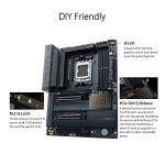 ASUS ProArt X670E-CREATOR WiFi AMD X670 AM5 Ryzen™ Desktop 9000 8000 & 7000 ATX Motherboard, 16+2 Power Stages, PCIe® 5.0 Ready, DDR5 Support, USB4®, 10 Gb & 2.5 Gb LAN, WiFi 6E, Four M.2 Slots