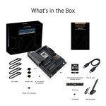 ASUS ProArt X670E-CREATOR WiFi AMD X670 AM5 Ryzen™ Desktop 9000 8000 & 7000 ATX Motherboard, 16+2 Power Stages, PCIe® 5.0 Ready, DDR5 Support, USB4®, 10 Gb & 2.5 Gb LAN, WiFi 6E, Four M.2 Slots