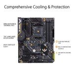 ASUS TUF Gaming B450-PLUS II AMD AM4 Ryzen 5000 ATX Motherboard With DDR4 4400(O.C.), HDMI 2.0b, USB 3.2 Gen 2 Type-C, BIOS Flashback, AI Noise Cancelling Mic