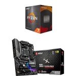 MSI MAG B550 Tomahawk Gaming Motherboard + AMD Ryzen 7 5800X 8-Core Desktop Processor (AM4, DDR4, PCIe 4.0, USB 3.2 Gen 2, ATX)