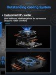 MINISFORUM BD795i SE Motherboard AMD Ryzen 9 7945HX(16C/32T) Gaming Mini PC Without RAM/SSD/OS, 2X DDR5 SODIMM Slots, 2X PCIe4.0 SSD, M.2 2230 Key E Slot, HDMI+DP+USB-C Triple Video Outputs Computer