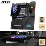 MSI MEG X870E GODLIKE, E-ATX - Supports AMD Ryzen 9000/8000/7000 Processors, AM5 - Dynamic Dashboard III, EZ Slide M.2, 110A SPS, DDR5 Memory (9000+ MT/s OC), M.2 & PCIe 5.0, USB4, Wi-Fi 7, 10G LAN