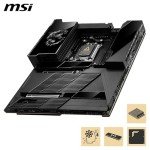 MSI MEG X870E GODLIKE, E-ATX - Supports AMD Ryzen 9000/8000/7000 Processors, AM5 - Dynamic Dashboard III, EZ Slide M.2, 110A SPS, DDR5 Memory (9000+ MT/s OC), M.2 & PCIe 5.0, USB4, Wi-Fi 7, 10G LAN