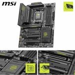 MSI MAG X870E Tomahawk WiFi Motherboard, ATX - Supports AMD Ryzen 9000/8000 / 7000 Processors, AM5-80A SPS VRM, DDR5 Memory Boost 8400+ MT/s (OC), PCIe 5.0 x16, M.2 Gen5, Wi-Fi 7, 5G LAN