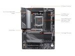GIGABYTE B650 AORUS Elite AX V2 (AM5/ LGA 1718/ AMD/ B650/ ATX/ 5-Year Warranty/ DDR5/ Triple M.2/ PCIe 5.0/ USB 3.2 Gen2X2 Type-C/WiFi 6E/ 2.5GbE LAN/Q-Flash Plus/EZ-Latch/Motherboard)