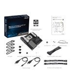 ASUS Pro WS WRX90E-SAGE SE EEB Workstation Motherboard, AMD Ryzen™ Threadripper™ PRO 7000 WX-Series, ECC R-DIMM DDR5, 32 Power-Stage,7xPCIe 5.0x16, PCIe 5.0 M.2, 10Gb & 2.5Gb LAN, Multi-GPU Support