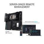ASUS Pro WS W790 SAGE SE Intel LGA 4677 CEB Motherboard,PCIe 5.0, 7 xPCIe 5.0 x16 Slots,DDR5 R-DIMM, 2x10G BMC LAN, LAN Server-Grade Remote Management,Front and Rear USB 3.2 Gen 2x2 Type-C®,ACCE