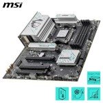 MSI B850 GAMING PLUS WIFI Motherboard, ATX - Supports AMD Ryzen 9000/8000 / 7000 Processors, AM5 - DDR5 Memory Boost 8200+ MT/s (OC), PCIe 5.0 x16 & 4.0 x16, M.2 Gen5, Wi-Fi 7, 5G LAN