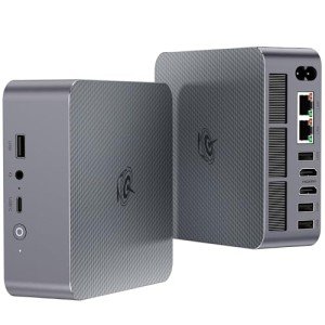 Beelink EQR6 Mini PC AMD Ryzen 9 6900HX, 24GB DDR5 1TB PCIE4.0 SSD Dual LAN Mini Computer with AMD Radeon 680M, Dual 4K Display/ USB3.2/ WiFi6/ BT5.2 / Home/Office/Gaming