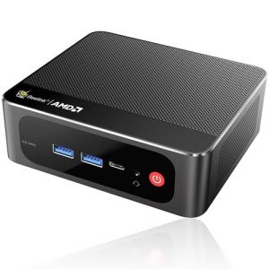 Beelink Mini PC Ryzen 7 5850U (8C/16T, Turbo 4.4GHz), 16GB DDR4 RAM 500GB PCIe3.0 SSD Mini Desktop Computers, SER5 PRO Support 4K@60Hz Triple Display/WiFi 6/BT5.2/DP+HDMI+USB-C/USB3.2/RJ45 LAN