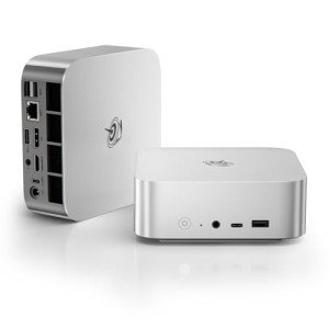 Beelink SER8 Mini PC AMD Ryzen 7 8745HS (8C/16T up to 4.9GHz), 32GB DDR5 RAM 1TB PCIe4.0 SSD, Radeon 780M Graphics, Triple 4K@120Hz Display, USB4/WiFi6/2.5G LAN/MSC 2.0 Cooling/Gaming Computer