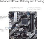 MICRO CENTER AMD Ryzen 5 5500 Desktop Processor with ASUS Prime B450M-A II AMD AM4 Micro ATX Motherboard