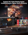 Beelink Mini PC Ryzen 7 5850U (8C/16T, Turbo 4.4GHz), 16GB DDR4 RAM 500GB PCIe3.0 SSD Mini Desktop Computers, SER5 PRO Support 4K@60Hz Triple Display/WiFi 6/BT5.2/DP+HDMI+USB-C/USB3.2/RJ45 LAN