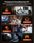 Beelink Mini PC Ryzen 7 5850U (8C/16T, Turbo 4.4GHz), 16GB DDR4 RAM 500GB PCIe3.0 SSD Mini Desktop Computers, SER5 PRO Support 4K@60Hz Triple Display/WiFi 6/BT5.2/DP+HDMI+USB-C/USB3.2/RJ45 LAN