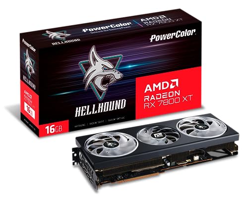 PowerColor Hellhound Radeon RX 7800 XT 16GB GPU