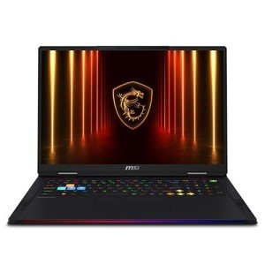 MSI Raider A18 HX 18” 120Hz UHD+ Gaming Laptop: AMD Ryzen 9-9955HX3D, NVIDIA Geforce RTX 5080, 64GB DDR5, 2TB NVMe SSD, Type C, Wi-Fi 7, Win 11 Pro: Black A9WIG-082US