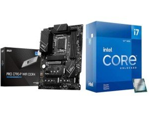 INLAND CPU Motherboard Intel i7-12700KF Gaming Desktop Processor 12 (8P+4E) Cores up to 5.0 GHz Unlocked LGA1700 Bundle with MSI PRO Z790-P WiFi DDR4 Motherboard