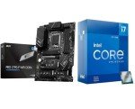 INLAND CPU Motherboard Intel i7-12700KF Gaming Desktop Processor 12 (8P+4E) Cores up to 5.0 GHz Unlocked LGA1700 Bundle with MSI PRO Z790-P WiFi DDR4 Motherboard