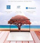 HP-14inch Laptop-Windows11 Laptop-School - Microsoft Office 365 - Quad-core Intel Processor - Long Battery Life - Ultralight Laptop for Student- Mini Laptop - 2023 (White, 16GB RAM |320GB Storage)