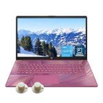 HP 17" Laptop, Intel Celeron N4120 Processor, 16GB RAM, 1TB SSD, Backlit Keyboard, Intel UHD Graphics 600, Windows 11 Home, Webcam, Wi-Fi, Bluetooth, Alpacatec Accessories, Sunkissed Plum(Renewed)