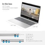 HP 15.6" Diagonal Full HD (1920 x 1080) Laptop, 11th Gen Intel Core i5-1135G7 Processor, 8GB DDR4 RAM, 256GB SSD, 802.11ac, Bluetooth, HDMI, Windows 11