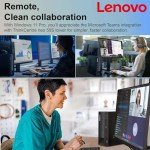 Lenovo ThinkCentre Business Desktop| Intel Core i5 Processor | 32GB RAM | 512GB SSD | Support Upto 3 Monitors | HDMI & USB-C | Ethernet | Wi-Fi | Bluetooth | Keyboard & Mouse| Windows 11 Pro