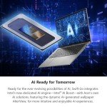 Acer Swift Go 14 Intel Evo Thin & Light Laptop | 14" 1920 x 1200 Touch Display | Unlock AI Experiences | Intel Core Ultra 7 Processor 155H | Intel ARC | 16GB LPDDR5X | 512GB SSD | SFG14-72T-718K