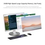 Beelink EQi12 Mini PC, Intel Core i5 Processors 12450H (8C/12T, up to 4.4GHz), 24G LPDDR5 RAM 1TB PCIe4.0 SSD, Mini Computer Support 4K@60Hz Dual Screen Display/WiFi6/BT5.2