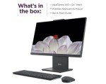 Lenovo AI-Powered IdeaCentre AIO Desktop| 24" FHD All-in-One Computer| 32GB DDR5 RAM| 1TB SSD & 128GB Portable SSD|Intel Processor U300| Webcam| Wi-Fi | RJ-45| Copilot Ready|Windows 11| RK Bundle