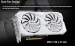 ASRock AMD Radeon RX 6600 Challenger White 8GB GDDR6 Graphics Card 0dB Silent Cooling 128-bit 7680 x 4320 DisplayPort HDMI 14 Gbps Dual Fan 7nm