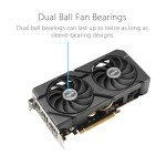 ASUS Dual Radeon™ RX 7600 EVO OC Edition 8GB GDDR6 (PCIe® 4.0, 8 GB GDDR6, HDMI® 2.1, DisplayPort™ 1.4a, 2.5-Slot Design, Axial-tech Fans, GPU Tweak III)