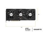 GIGABYTE Radeon RX 7700 XT Gaming OC 12G Graphics Card, 3X WINDFORCE Fans 12GB 192-bit GDDR6, GV-R77XTGAMING OC-12GD Video Card