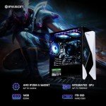 IPASON Gaming Desktop AMD Ryzen 5 5600GT (6 core up to 4.6GHz) AMD Radeon Vega 7 16GB DDR4 3200MHz 1TB M.2 NVMe 550W PSU Windows 11 Home Prebuilt Gaming PC