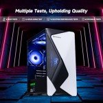 IPASON Gaming Desktop AMD Ryzen 5 5600GT (6 core up to 4.6GHz) AMD Radeon Vega 7 16GB DDR4 3200MHz 1TB M.2 NVMe 550W PSU Windows 11 Home Prebuilt Gaming PC
