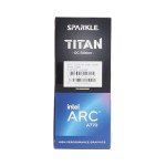 Sparkle Intel Arc A770 Titan OC Edition, 16GB GDDR6, ThermalSync, Torn Cooling, Axial Fan, Metal Backplate, SA770T-16GOC