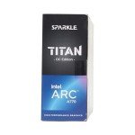 Sparkle Intel Arc A770 Titan OC Edition, 16GB GDDR6, ThermalSync, Torn Cooling, Axial Fan, Metal Backplate, SA770T-16GOC