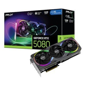 PNY GeForce RTX™ 5080 ARGB Overclocked Triple Fan