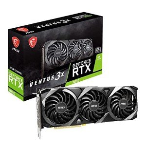 MSI GeForce RTX 3060 Ventus 3X 12G OC, Gaming Graphics Card - RTX 3060