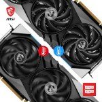 MSI GeForce RTX 4060 Ti Gaming X Slim 16G Graphics Card - NVIDIA RTX 4060 Ti, 16GB GDDR6 Memory, 18Gbps, PCIe 4.0, Twin Frozr 9, RGB, DLSS3