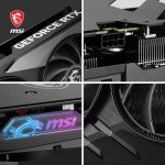 MSI GeForce RTX 4060 Ti Gaming X Slim 16G Graphics Card - NVIDIA RTX 4060 Ti, 16GB GDDR6 Memory, 18Gbps, PCIe 4.0, Twin Frozr 9, RGB, DLSS3