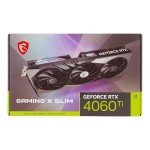 MSI GeForce RTX 4060 Ti Gaming X Slim 16G Graphics Card - NVIDIA RTX 4060 Ti, 16GB GDDR6 Memory, 18Gbps, PCIe 4.0, Twin Frozr 9, RGB, DLSS3