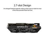 ASUS TUF Gaming NVIDIA GeForce RTX 3080 V2 OC Edition Graphics Card (PCIe 4.0, 10GB GDDR6X, LHR, HDMI 2.1, DisplayPort 1.4a, Dual Ball Bearings, Military-Grade Certification, GPU Tweak II) (Renewed)