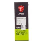 MSI GeForce RTX 4060 Ti Gaming X Slim 16G Graphics Card - NVIDIA RTX 4060 Ti, 16GB GDDR6 Memory, 18Gbps, PCIe 4.0, Twin Frozr 9, RGB, DLSS3