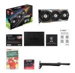 MSI GeForce RTX 3080 Gaming Z Trio 10G LHR Gaming Graphics Card - NVIDIA RTX 3080 LHR, GPU 1830 MHz, 10 GB GDDR6X Memory, Black