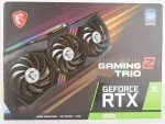 MSI GeForce RTX 3080 Gaming Z Trio 10G LHR Gaming Graphics Card - NVIDIA RTX 3080 LHR, GPU 1830 MHz, 10 GB GDDR6X Memory, Black
