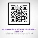 Alienware Aurora R16 Gaming Desktop - Intel Core i7-14700F Processor, 16GB DDR5 RAM, 512GB SSD + 1TB HDD, NVIDIA GeForce RTX 4060 8GB GDDR6, Windows 11 Home, Onsite Service - Black