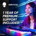 Alienware Aurora R16 Gaming Desktop - Intel Core i7-14700F Processor, 16GB DDR5 RAM, 512GB SSD + 1TB HDD, NVIDIA GeForce RTX 4060 8GB GDDR6, Windows 11 Home, Onsite Service - Black