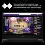 HP Victus 15.6 Ryzen 5 RTX 4050 Gaming Laptop, 15.6" FHD 144Hz, AMD Ryzen 5 8645HS (Beats Intel i7-1355U & Intel i5-14400F), NVIDIA GeForce RTX 4050, 64GB DDR5 RAM, 2TB SSD, Backlit KB, W11H